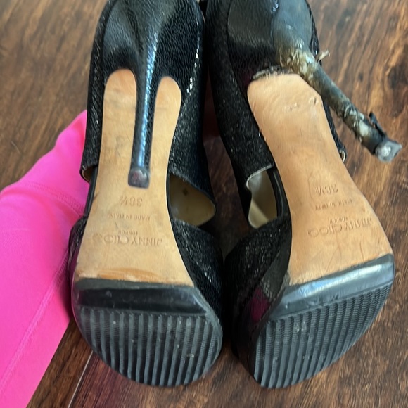 Jimmy Choo Private open toe booties (needs repair) - Picture 3 of 5